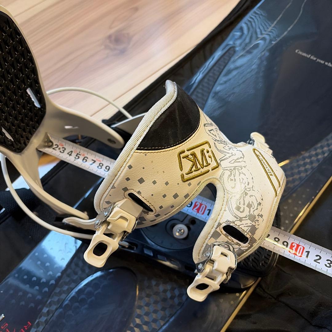 kissmark TRAP スノーボード、バインディングセット