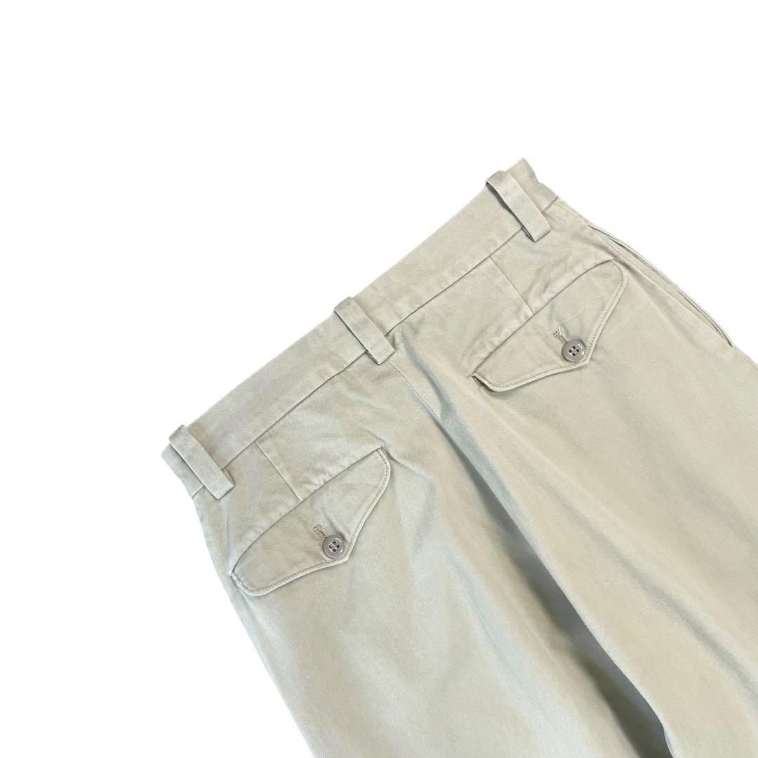 極美品✨マディソンブルー チノパン ハイウエストパンツ ワイド ベージュ 01