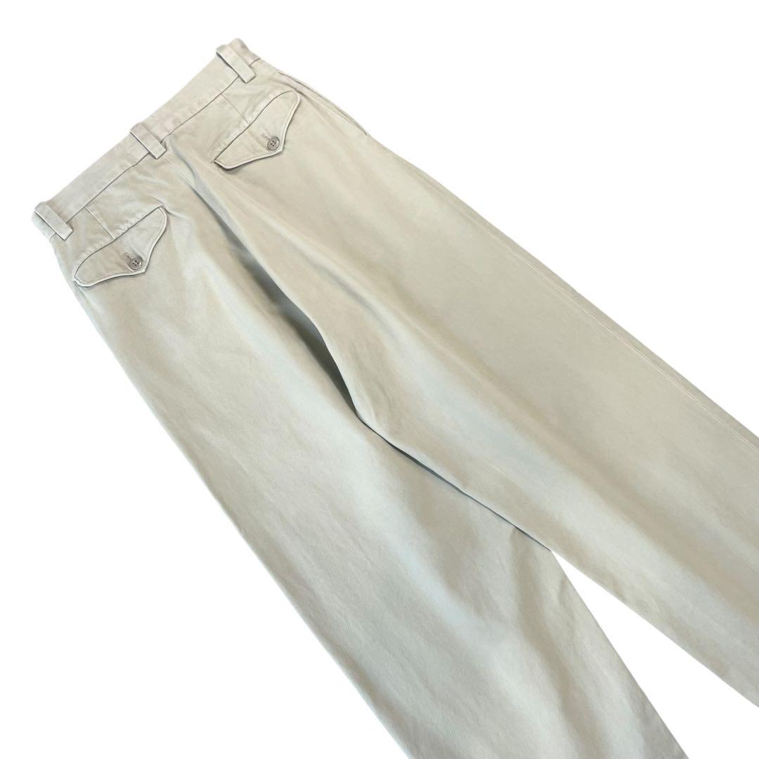 極美品✨マディソンブルー チノパン ハイウエストパンツ ワイド ベージュ 01