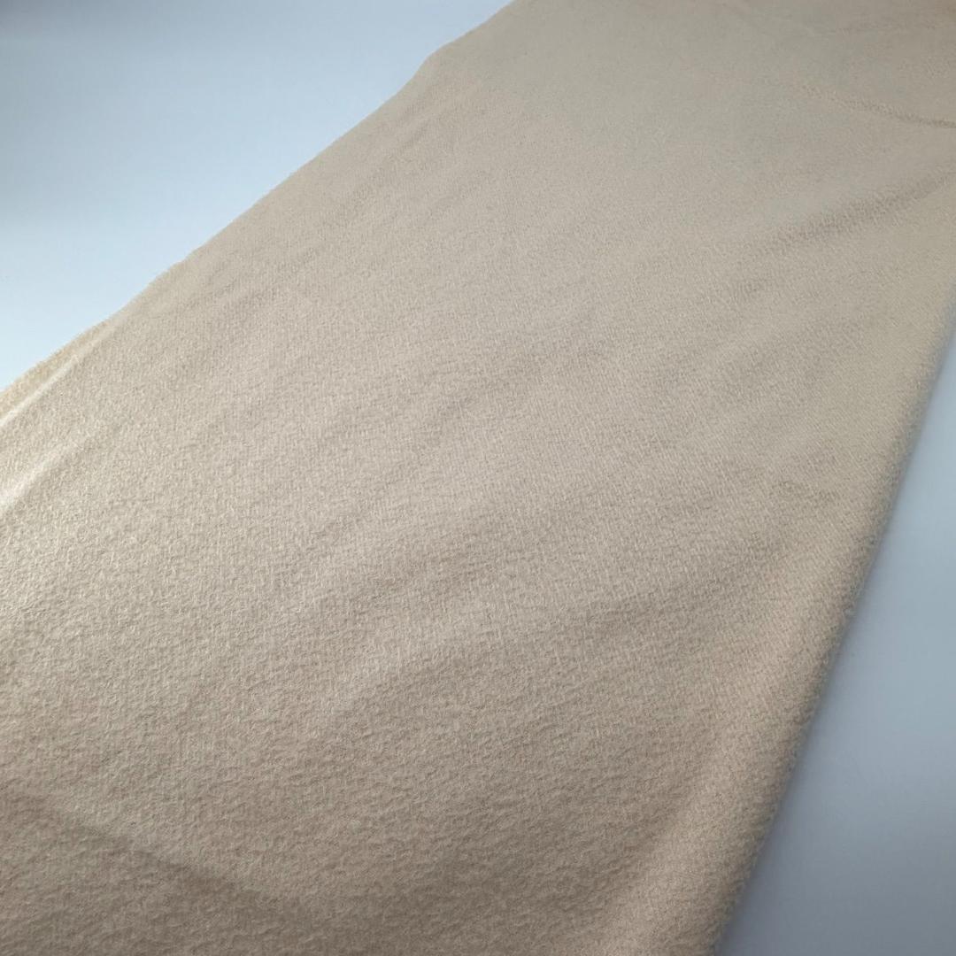 15801✨ジョンストンズ カシミヤ100% 大判ストール 無地 ベージュ