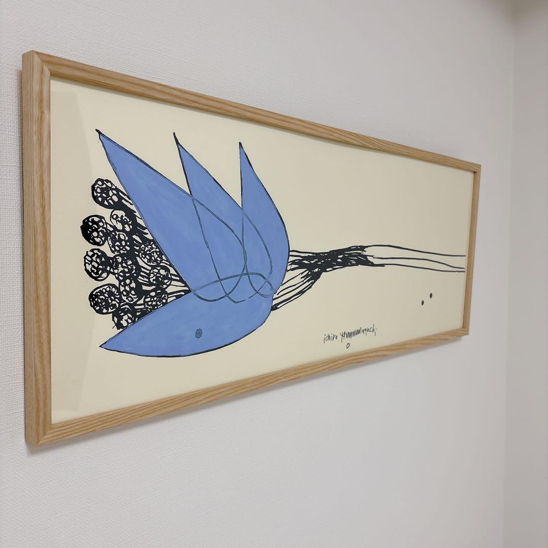 山口一郎　IDEE アートポスター　HANA Blue・no.1