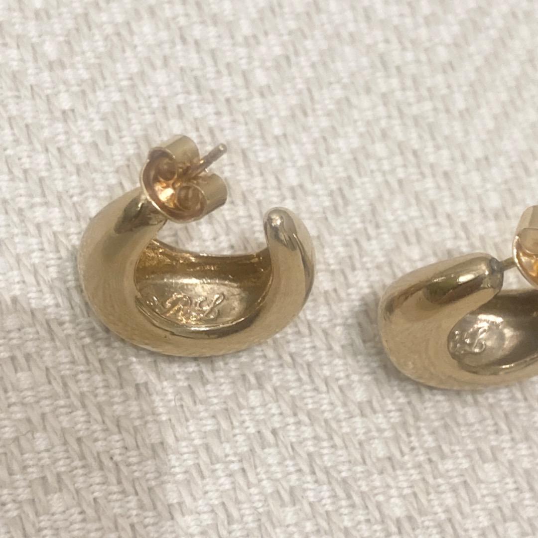 ラルフローレン　K18ポスト　ゴールドピアス