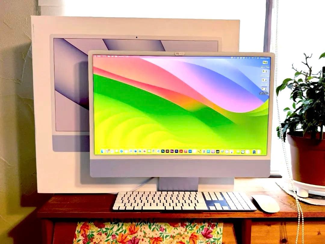 Apple iMac 24インチ M1 16GB／SSD 512GB 美品・外箱