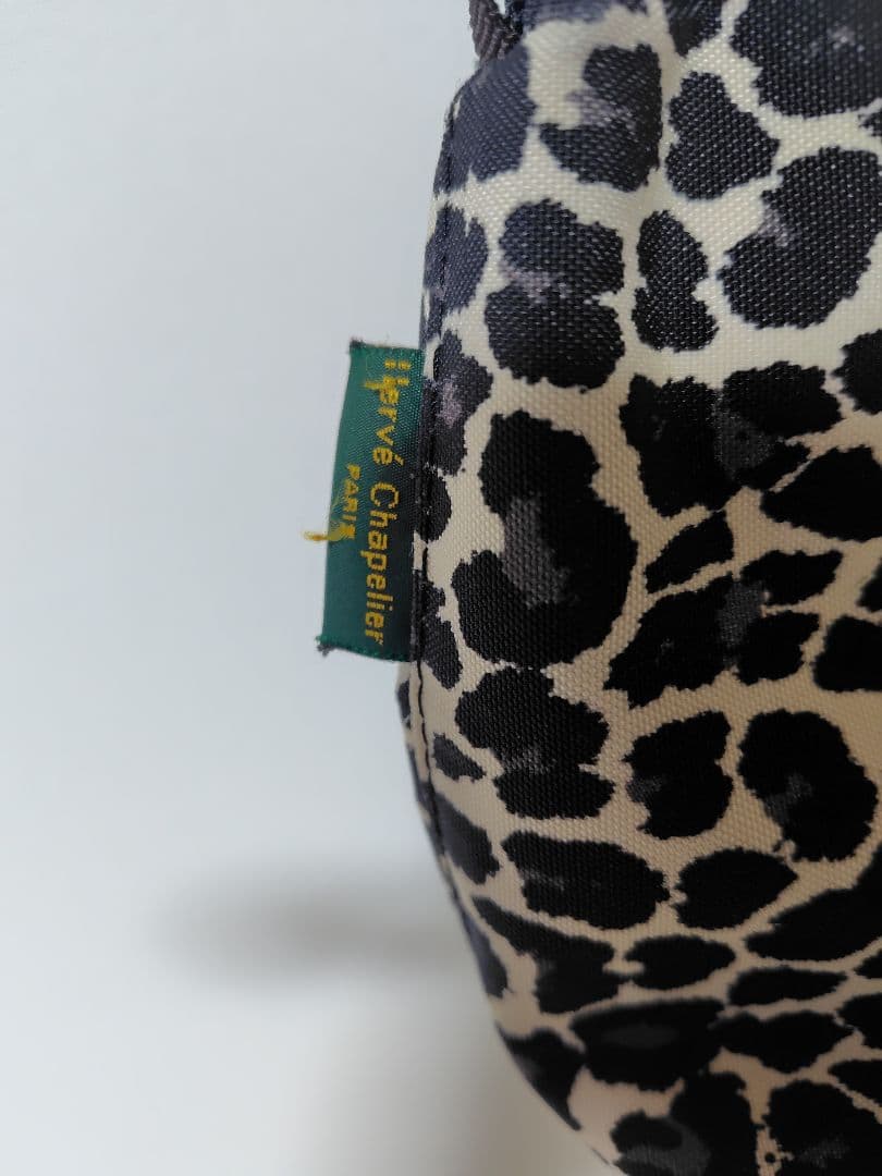 エルベシャプリエ　レオパード　ビッグポシェット　パンサーブラン　ショルダーバッグ