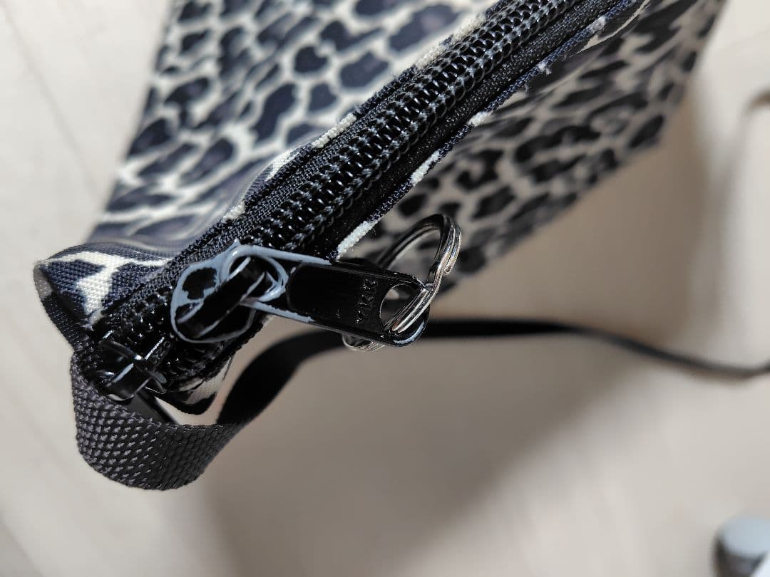 エルベシャプリエ　レオパード　ビッグポシェット　パンサーブラン　ショルダーバッグ