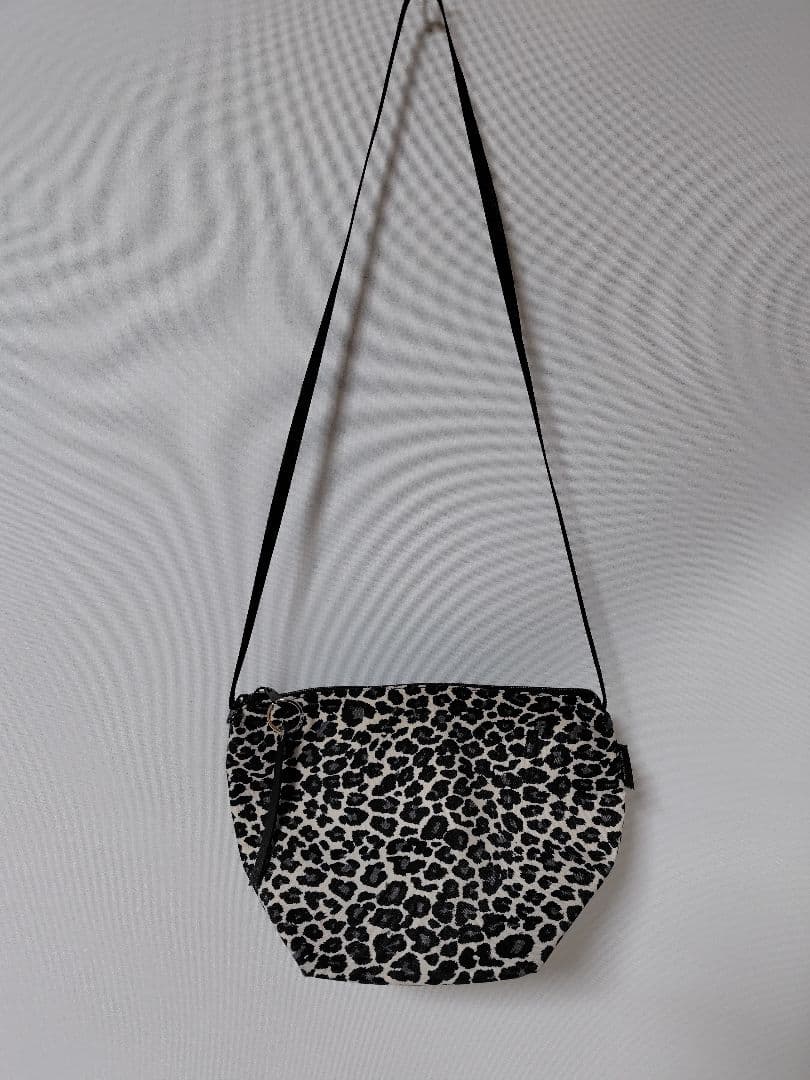 エルベシャプリエ　レオパード　ビッグポシェット　パンサーブラン　ショルダーバッグ