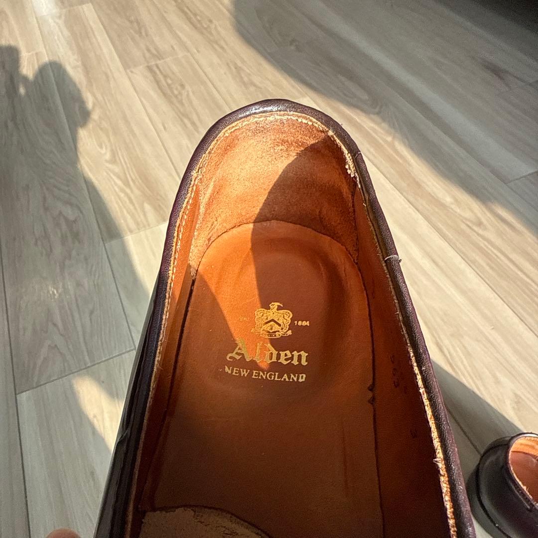 Alden　オールデン　タッセルローファー　バーガンディ　サイズ8ハーフ