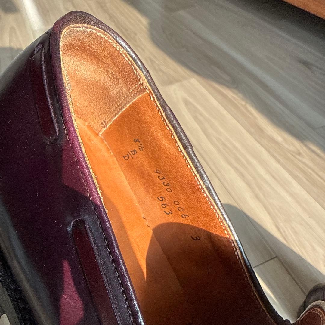 Alden　オールデン　タッセルローファー　バーガンディ　サイズ8ハーフ