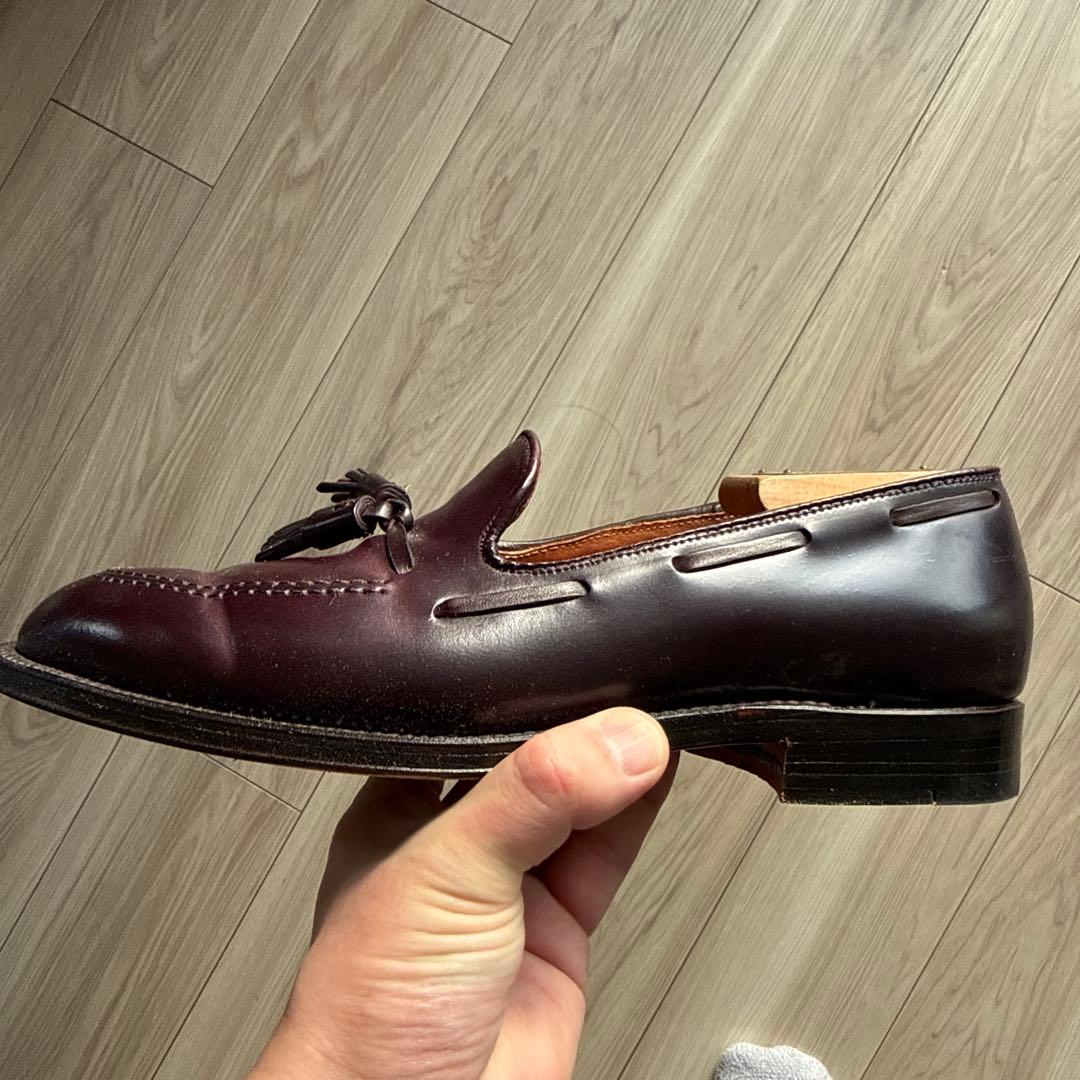 Alden　オールデン　タッセルローファー　バーガンディ　サイズ8ハーフ