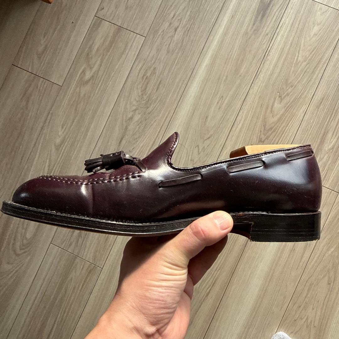 Alden　オールデン　タッセルローファー　バーガンディ　サイズ8ハーフ