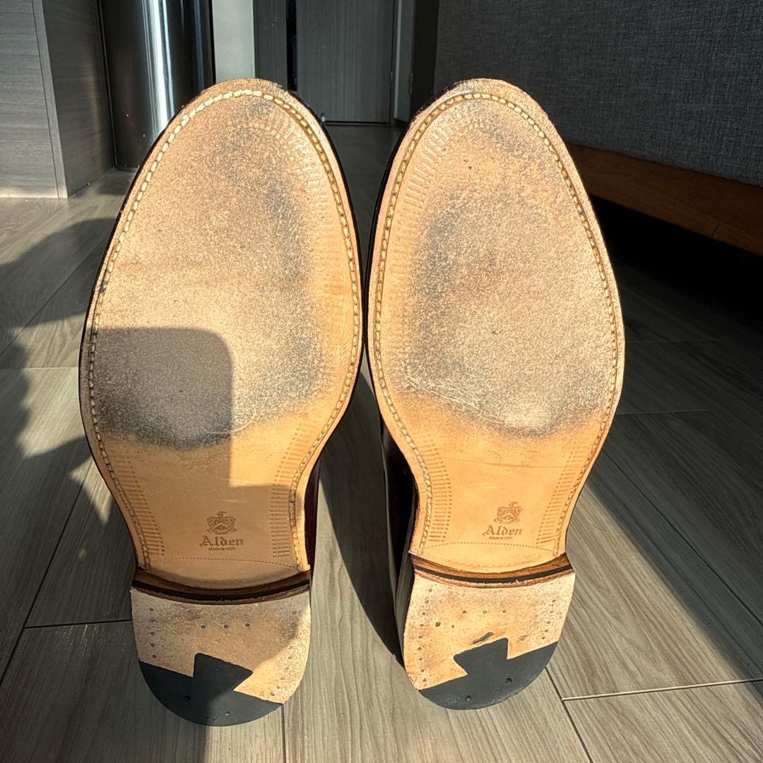 Alden　オールデン　タッセルローファー　バーガンディ　サイズ8ハーフ