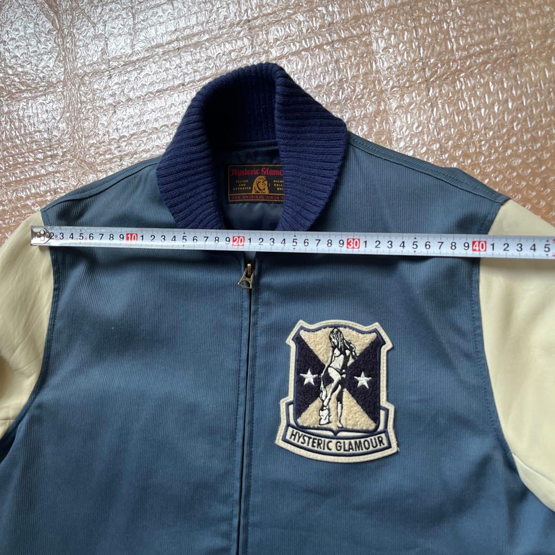 古着　ヒステリックグラマー　スタジャン　サイズＬ　※ヤブレ、シミ有り