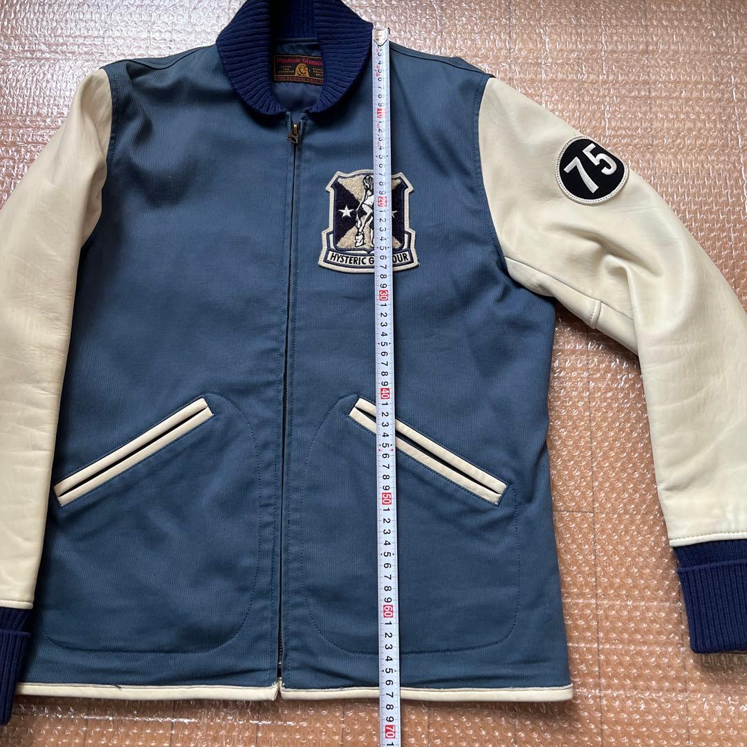 古着　ヒステリックグラマー　スタジャン　サイズＬ　※ヤブレ、シミ有り