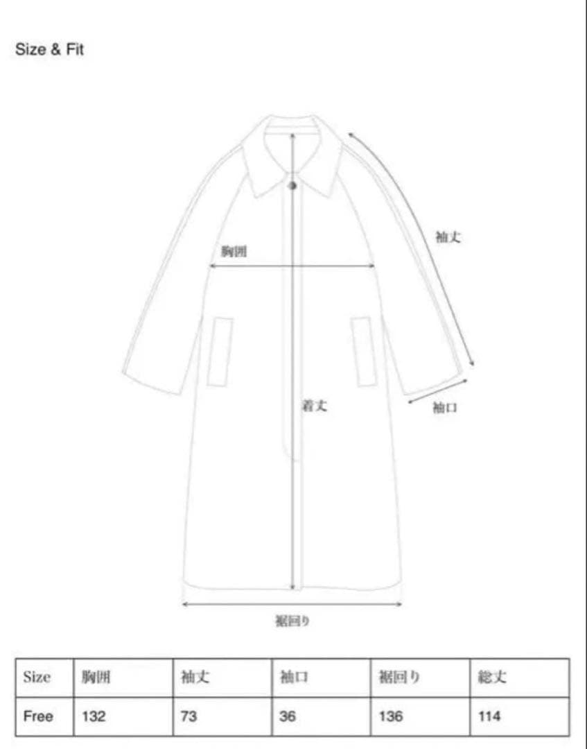 【極美品】OHOTORO Dublin Coat ベルト付き ウールコート 黒