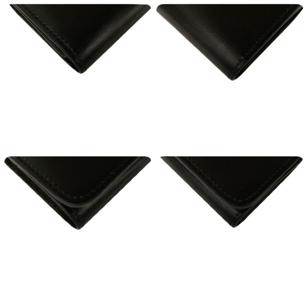 セリーヌ　6連キーケース　トリオンフ　ブラック　ゴールド　レザー