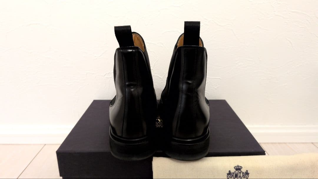 Berwick 632ROMLBK 26cmサイドゴアブーツ ブラック