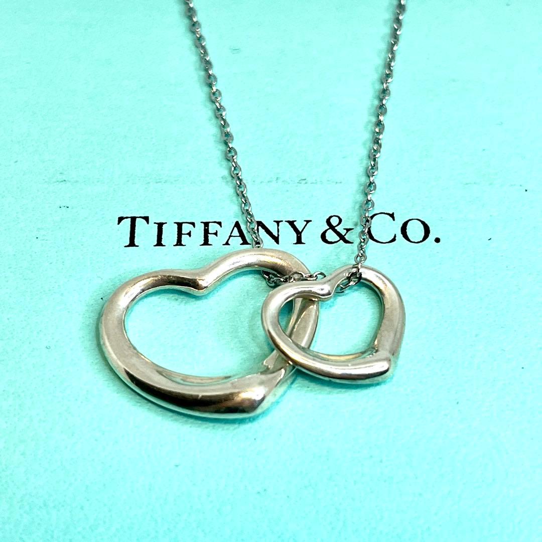 【R】ティファニー オープンハート ネックレス (小さいサイズのみ)