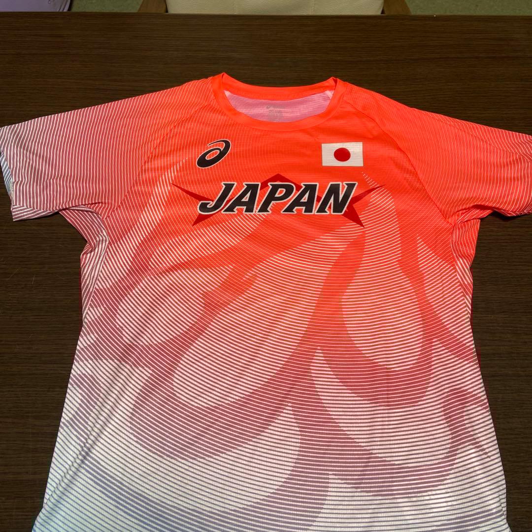 陸上　日本代表オーセンティック半袖シャツ　Sサイズ