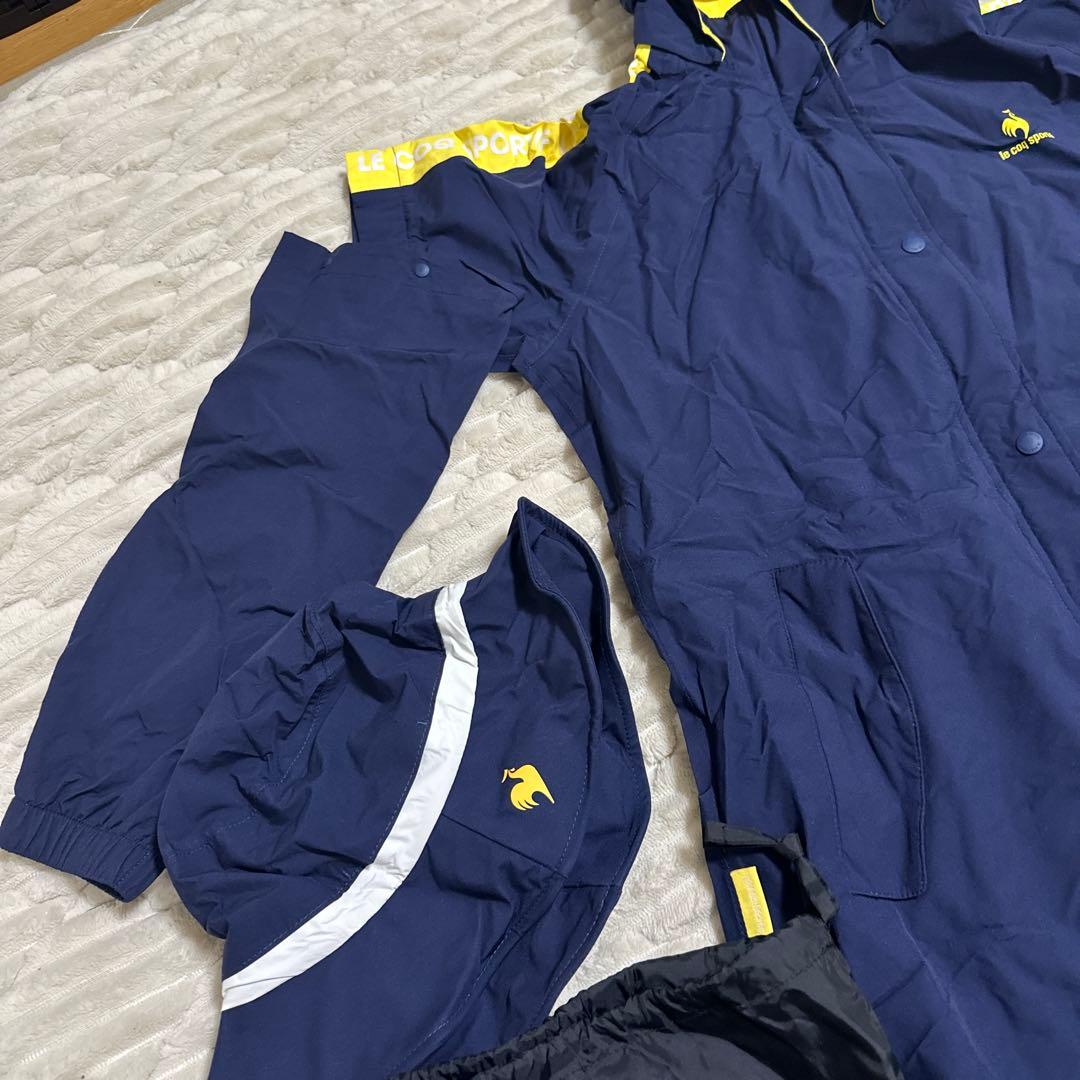 ルコック　ゴルフ　レインウェア・レインハット　M ネイビー