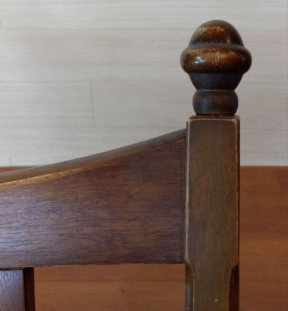 nic ニックチェーン　アンティーク　籐張り ダイニングチェア　希少