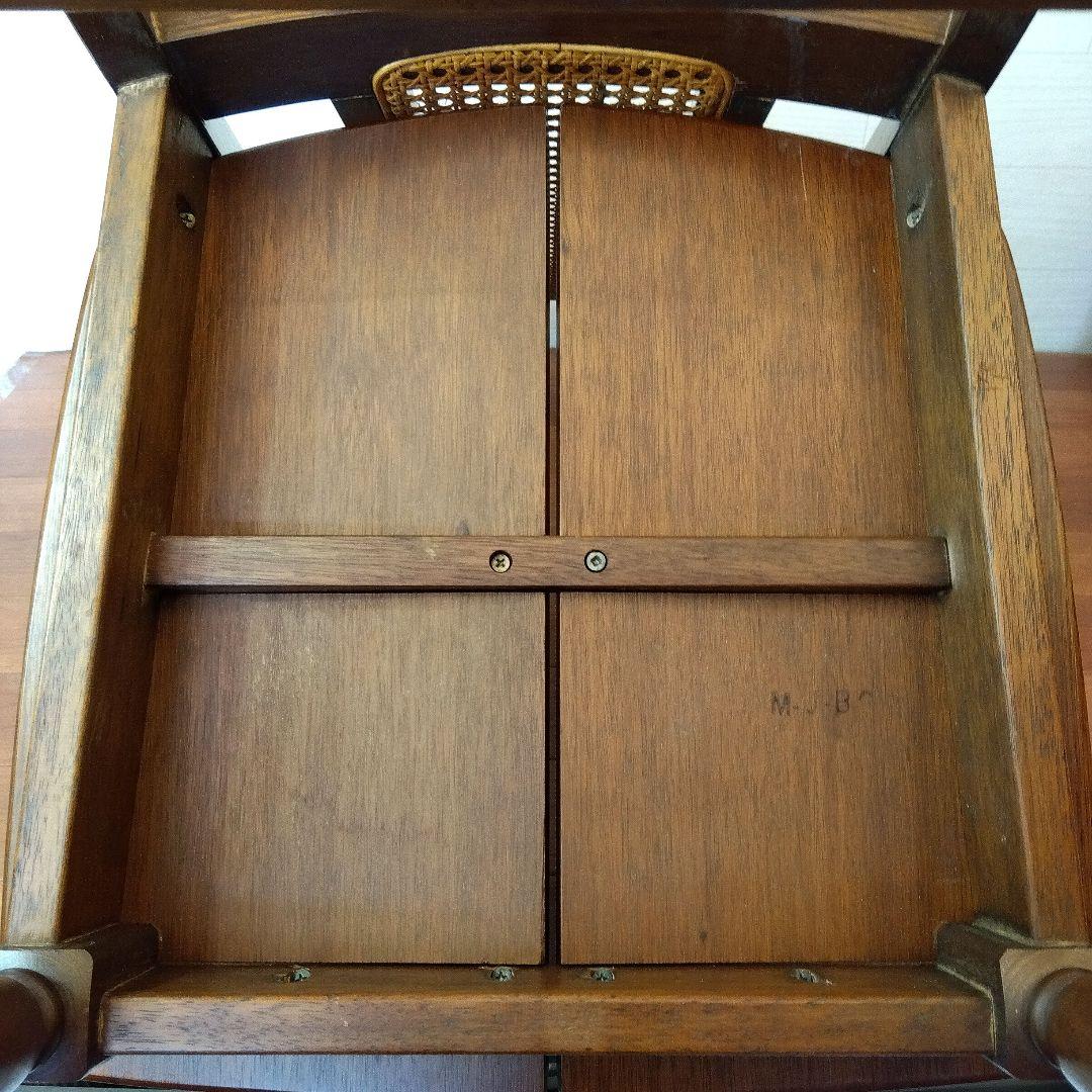 nic ニックチェーン　アンティーク　籐張り ダイニングチェア　希少