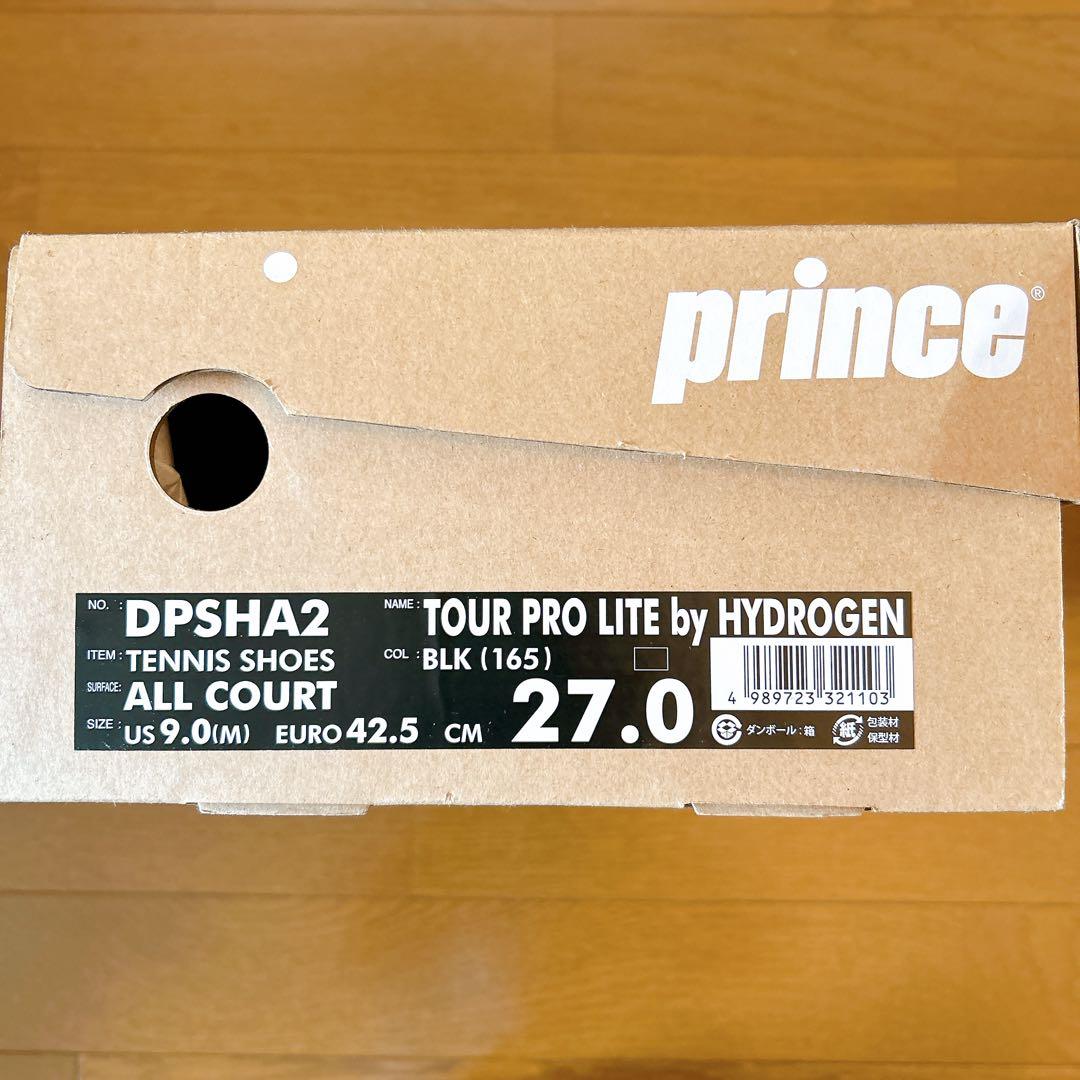 【新品未使用】Prince HYDROGEN テニスシューズ スカルプリント