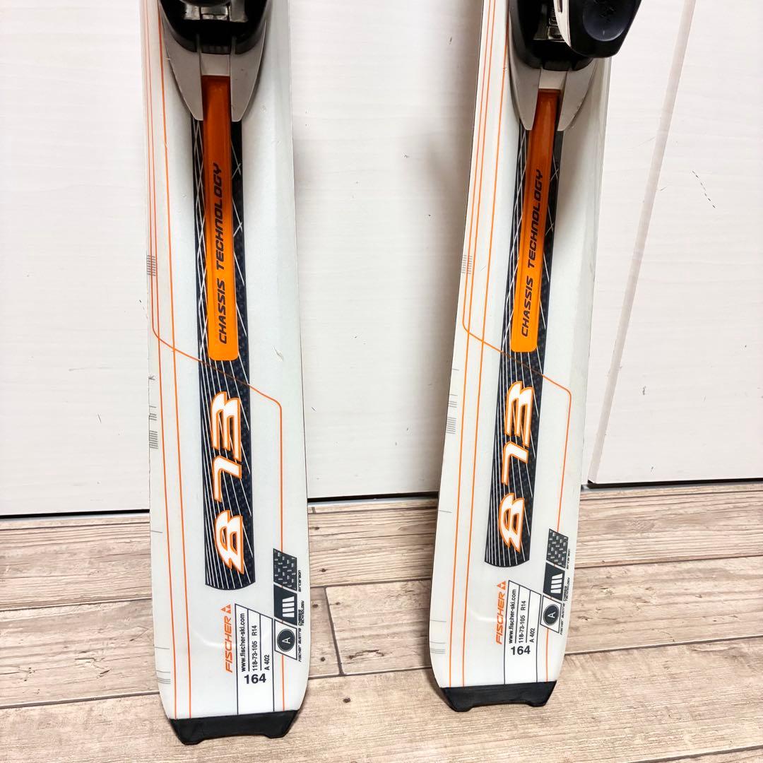 【良品】FISCHER AMC 873 スキー板 164cm バインディング