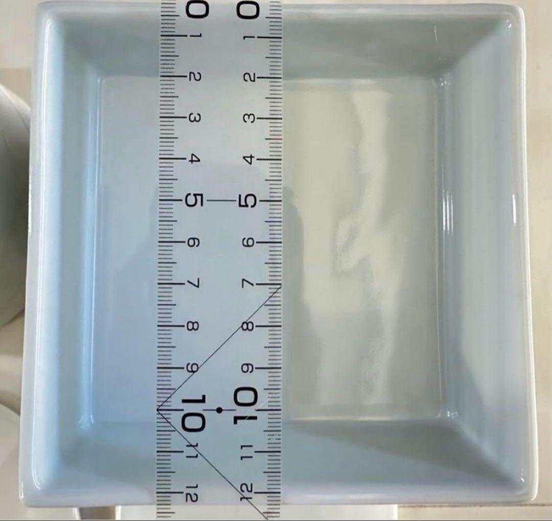 ポーセラーツ　白磁　丸・四角お重　2点セット