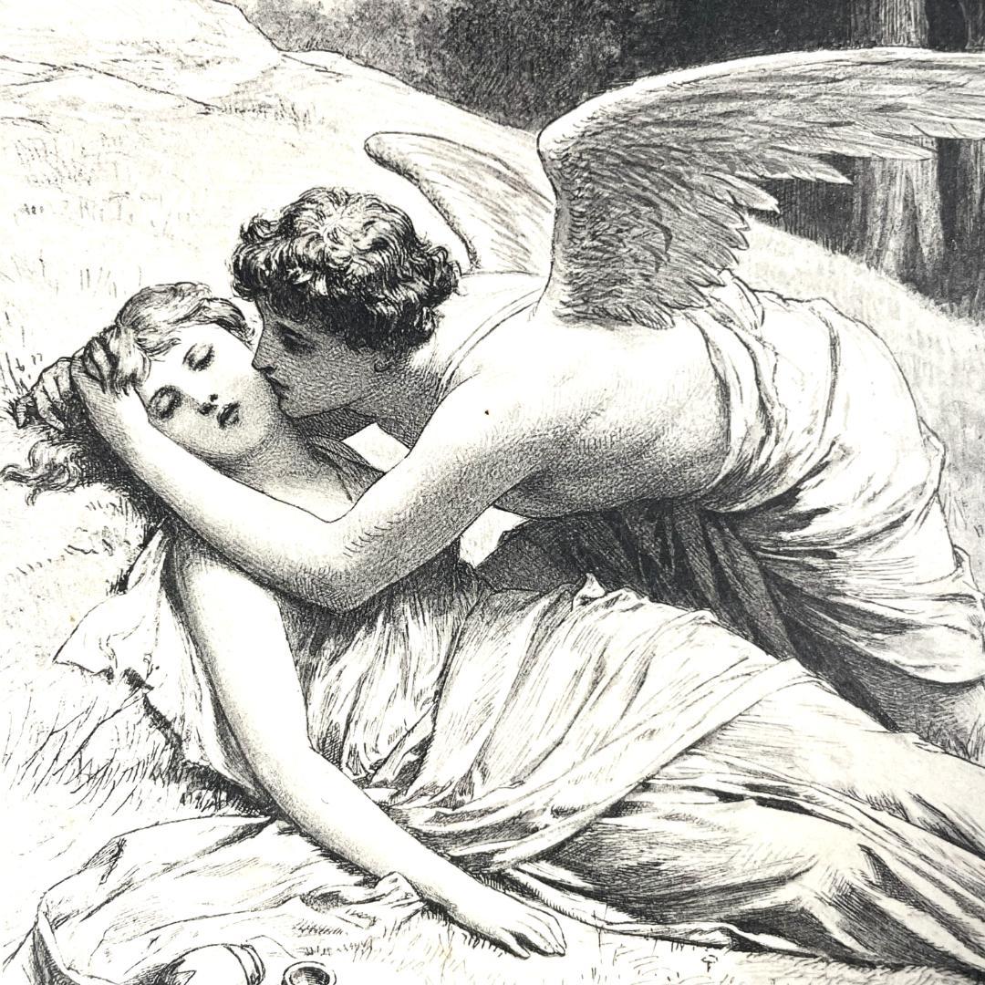 「アモルとプシュケ」ポール・トゥマン挿絵 別刷りイラスト９点に加え文中カット多数