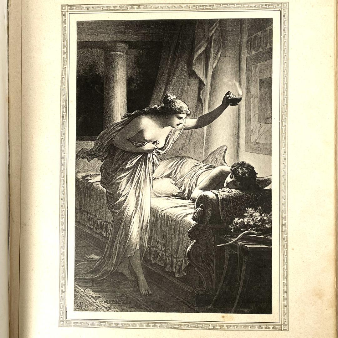 「アモルとプシュケ」ポール・トゥマン挿絵 別刷りイラスト９点に加え文中カット多数