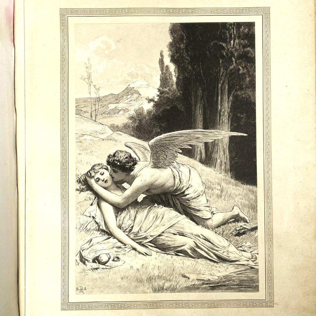 「アモルとプシュケ」ポール・トゥマン挿絵 別刷りイラスト９点に加え文中カット多数