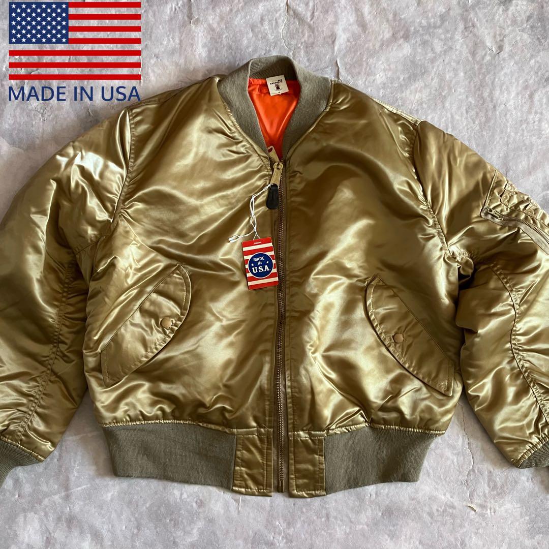 未使用 タグ付 90's MA-1 フライトジャケット USA製 アメリカ製