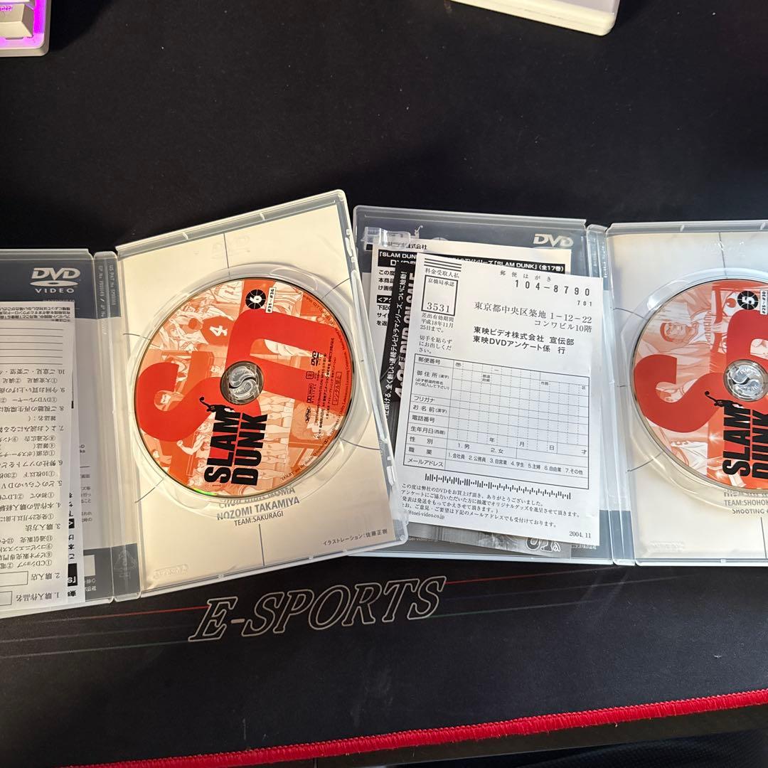 SLAM DUNK DVD 15巻まで付属品あり