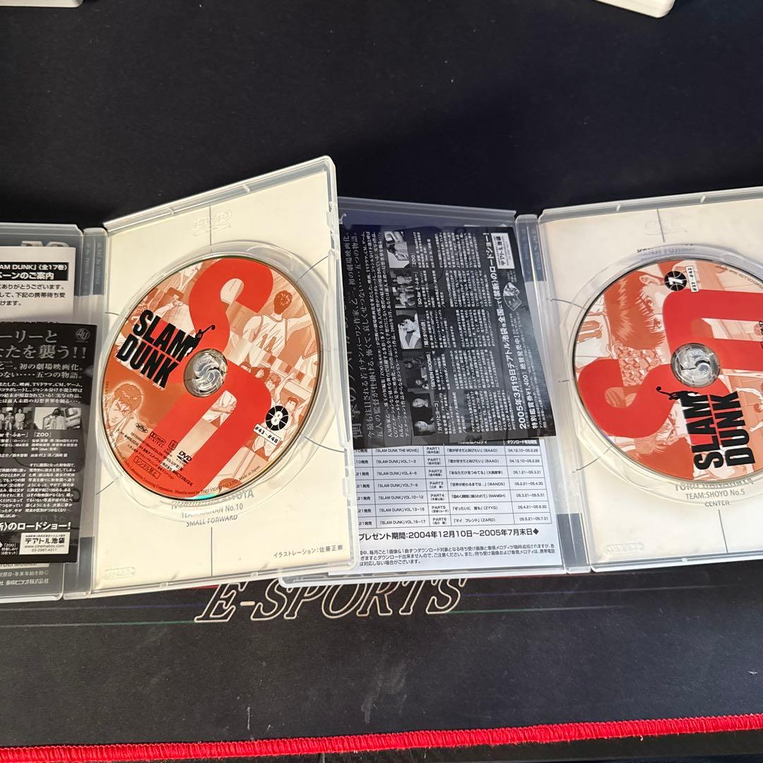 SLAM DUNK DVD 15巻まで付属品あり