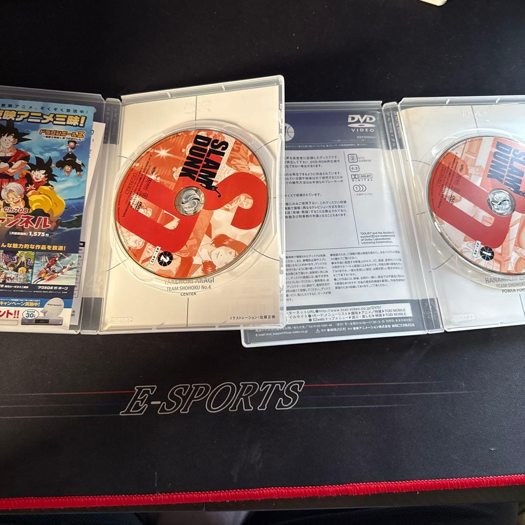SLAM DUNK DVD 15巻まで付属品あり