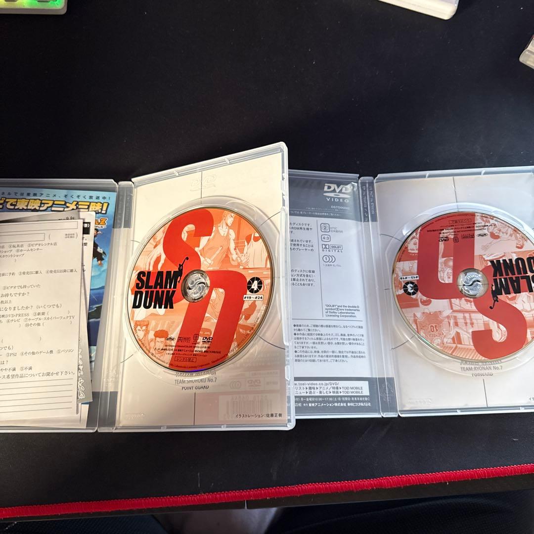 SLAM DUNK DVD 15巻まで付属品あり