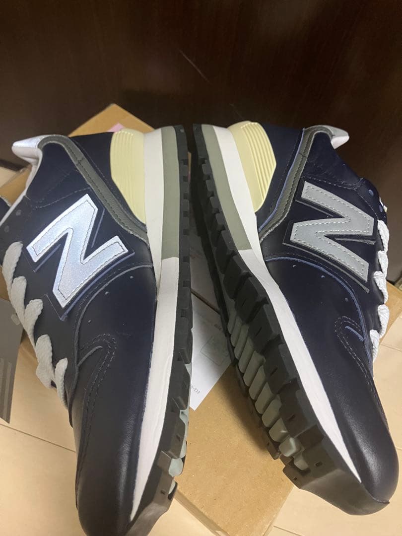 未使用品ニューバランス M996NCB USA製 ネイビー レザー 23.5cm