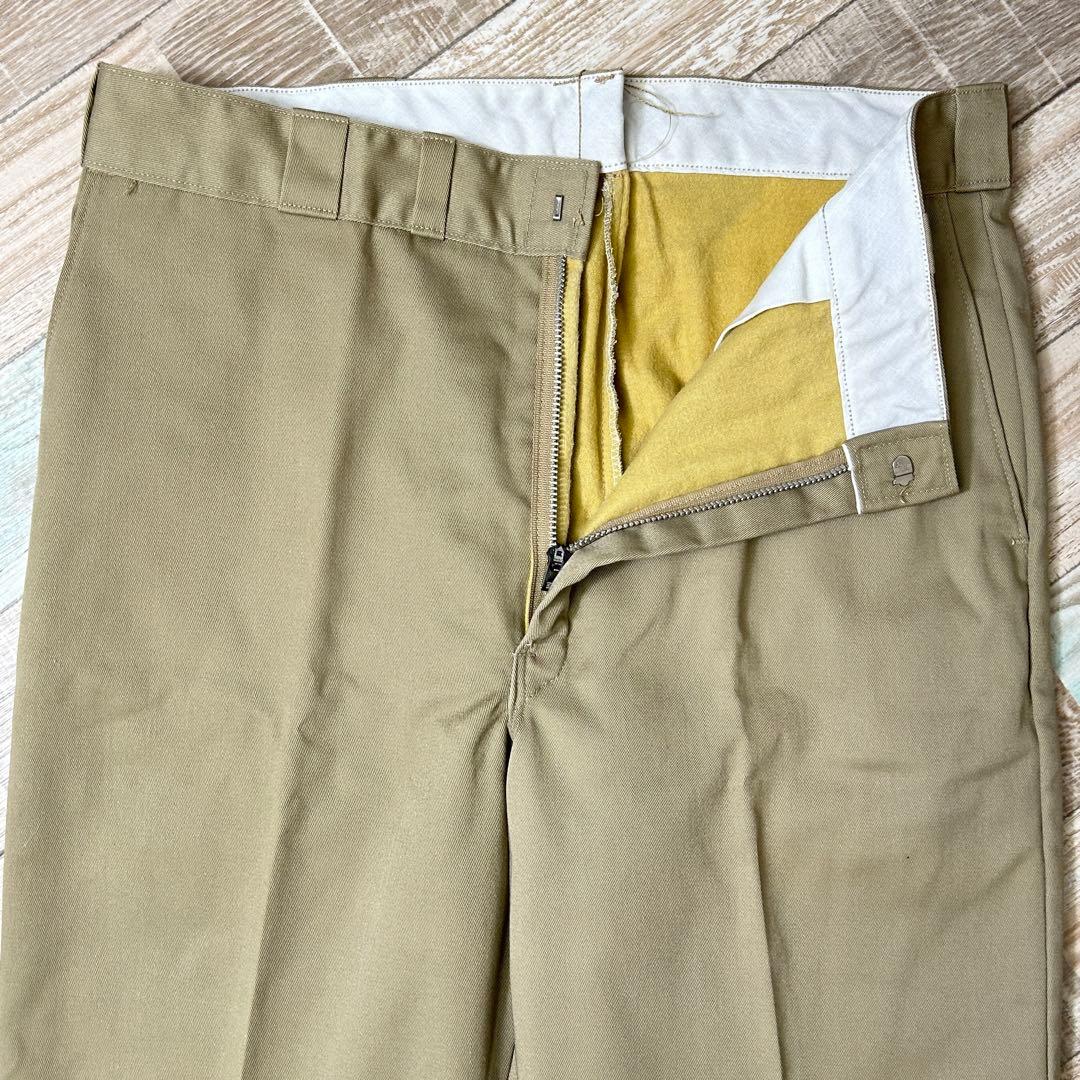 USA製 Dickies ディッキーズ ワークパンツ ちびタグ 裏地付き W38