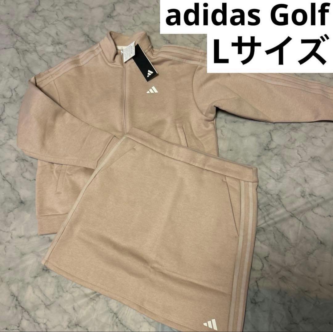 アディダス ゴルフウェア セットアップ 裏起毛 スウェット スカート 長袖