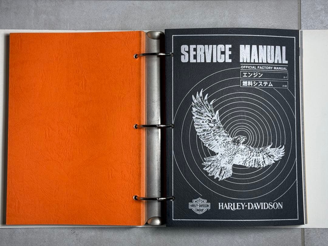 ハーレーダビッドソン　公式サービスマニュアル（日本語版）　当時物
