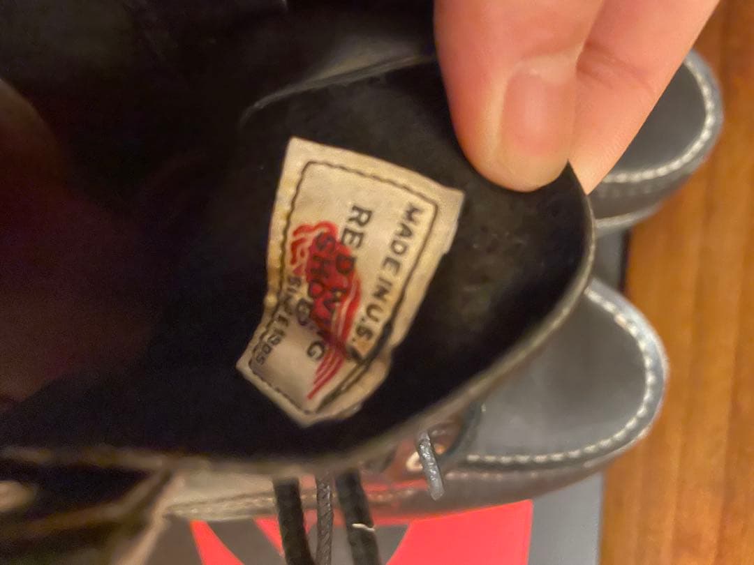 RED WING 8130 刺繍タグ（2002年製）8 D＝日本サイズ26センチ