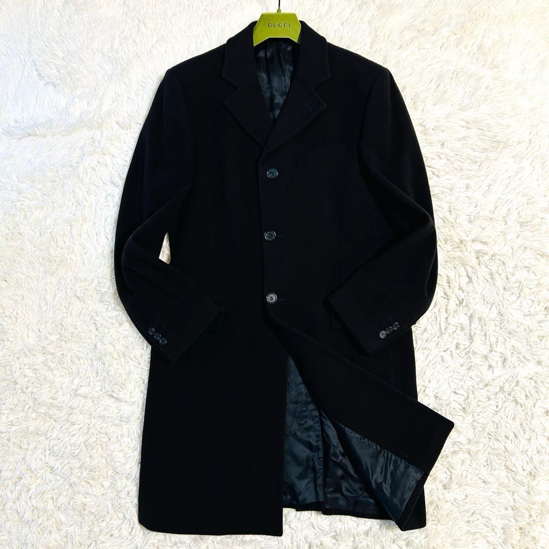 FENDI フェンディ ロングコート ウール100% ブラック