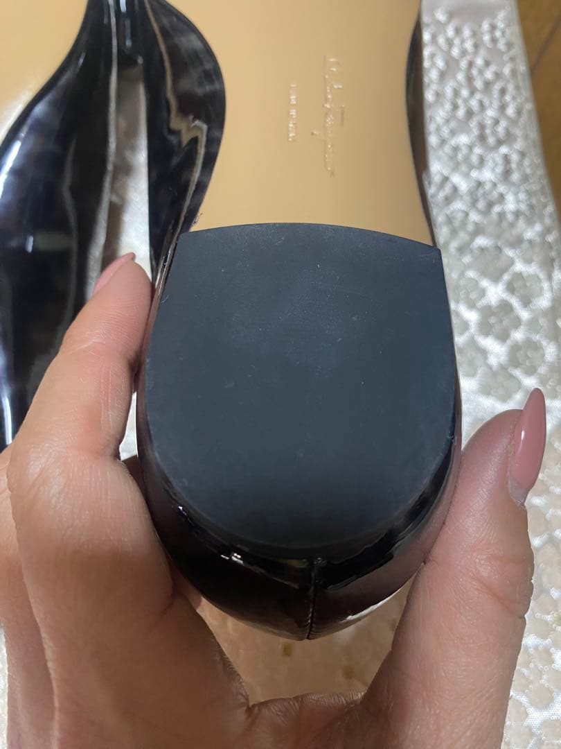 値下げしました　フェラガモバレーシューズ　4 2/1