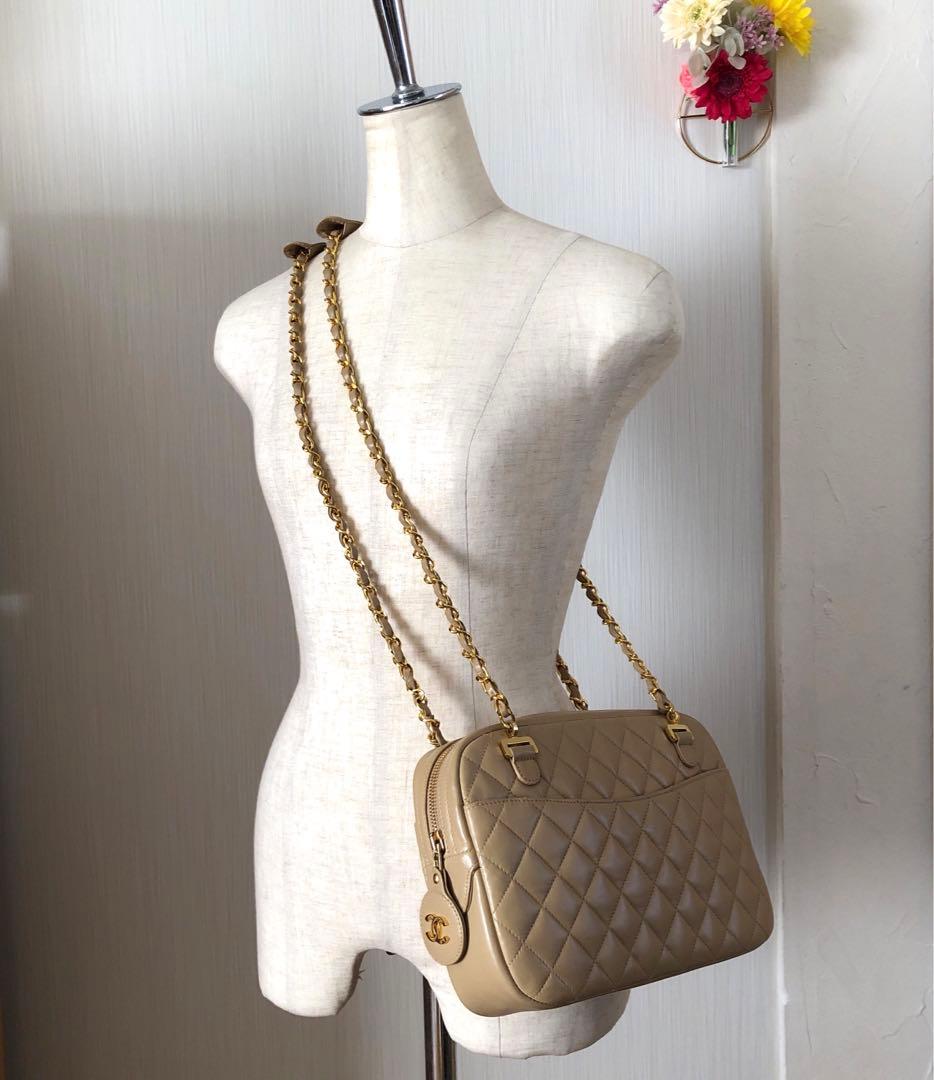 【さやっち様】CHANELシャネル　マトラッセ　ショルダーバック　ベージュ