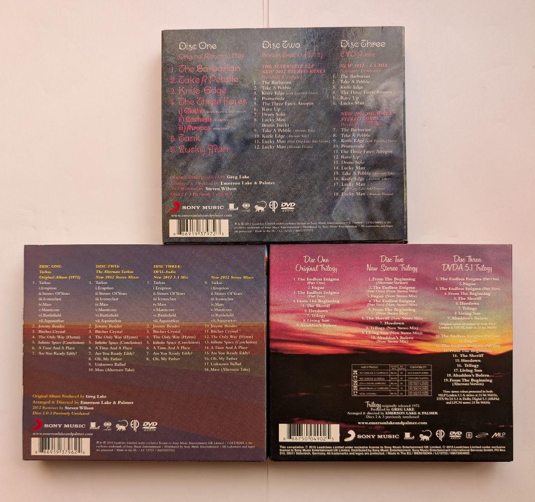 Emerson Lake & Palmer CD+DVD-Aセット