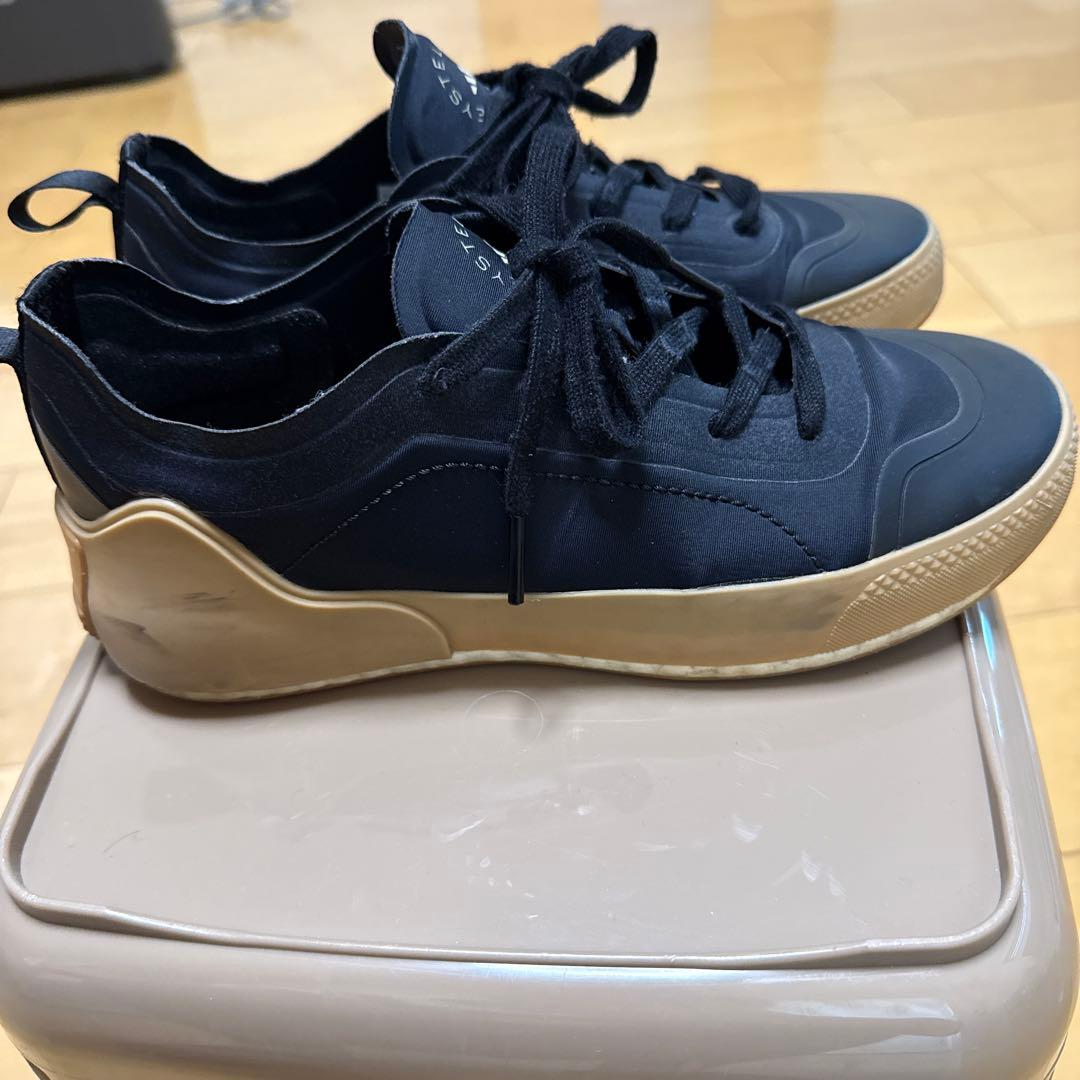 adidas アディダス　ステラマッカートニーコラボ シューズサイズ24cm 黒