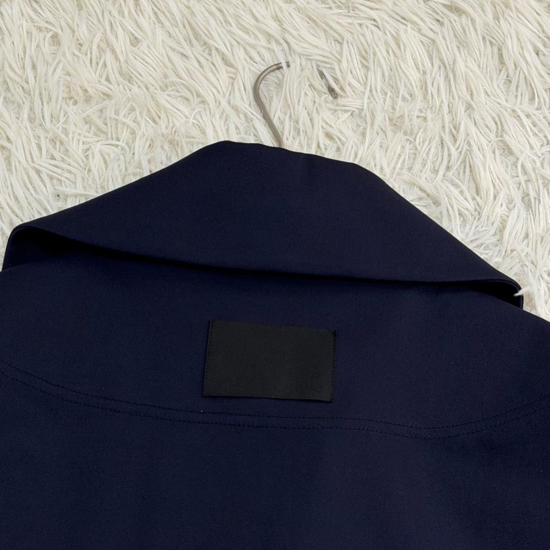 16508✨コグザビッグスモーク チェスターコート ドルマン ネイビー