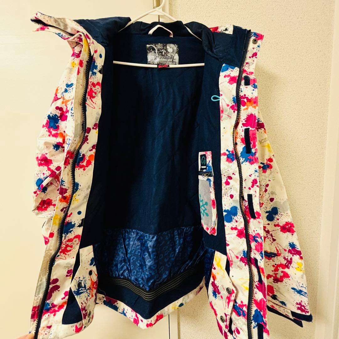 ICEPARDALスノーボードウェア上下セット9号XS 、グローブ、ゴーグル付