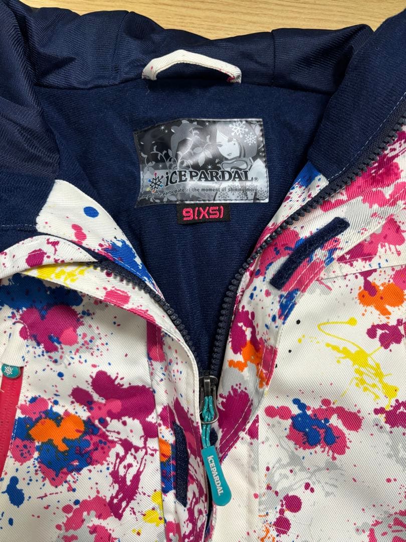 ICEPARDALスノーボードウェア上下セット9号XS 、グローブ、ゴーグル付