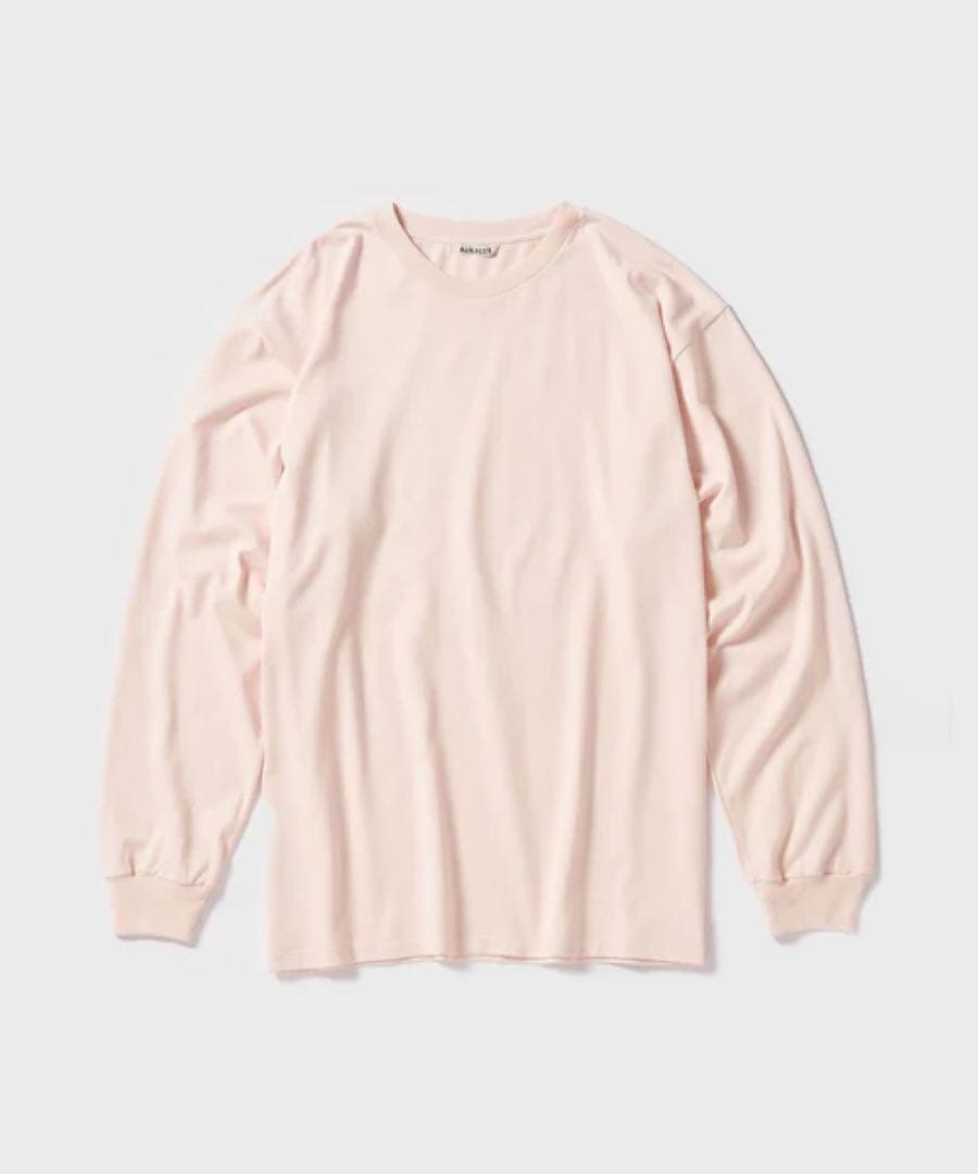 【AURALEE】 LUSTER PLAITING L/S TEE サイズ3